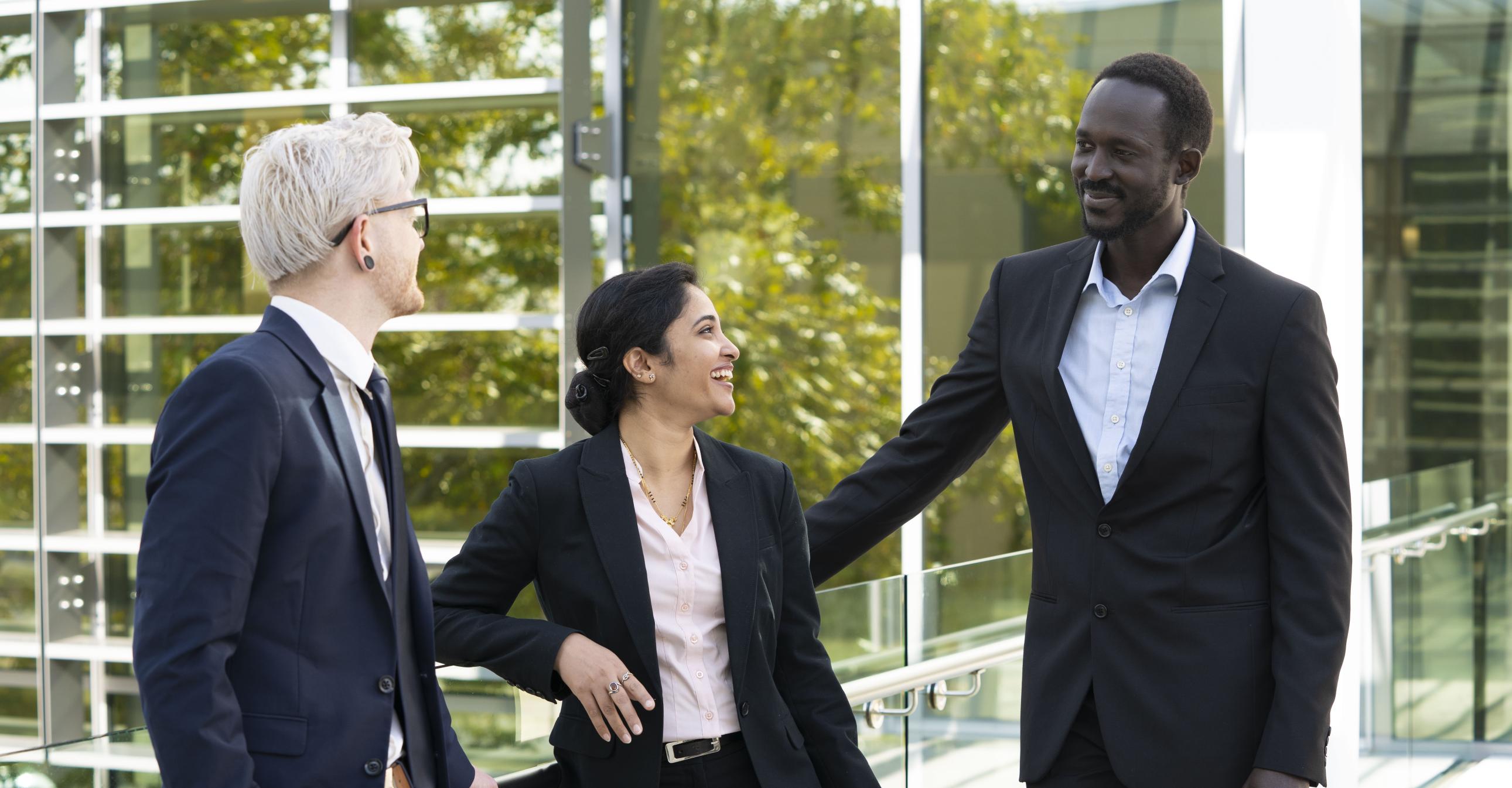 Full-Time MBA students at Gallagher Hall