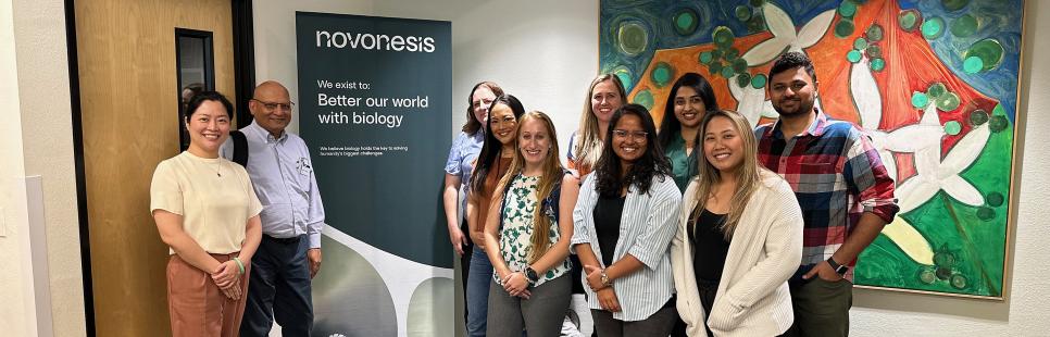 students inside Novonesis offices
