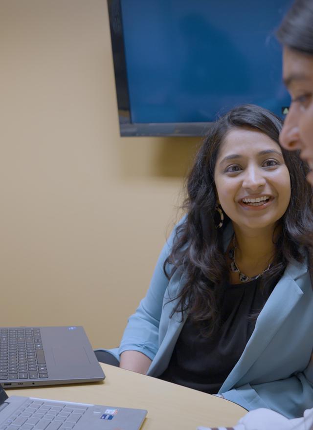 Bay Area MBA students in classroom