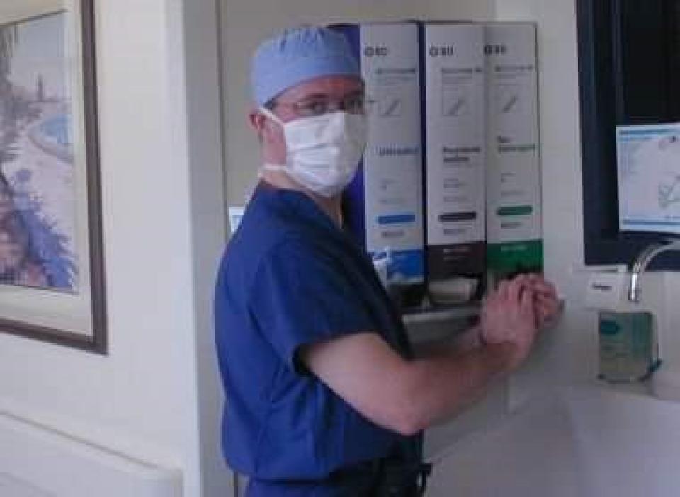 Brent Jackson MBA 20 in scrubs