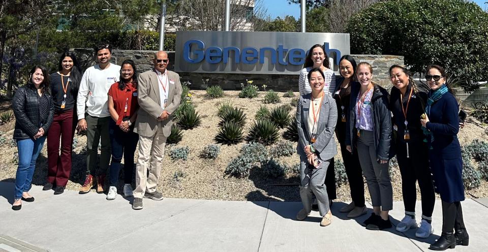 UC Davis MBA student tour Genentech 