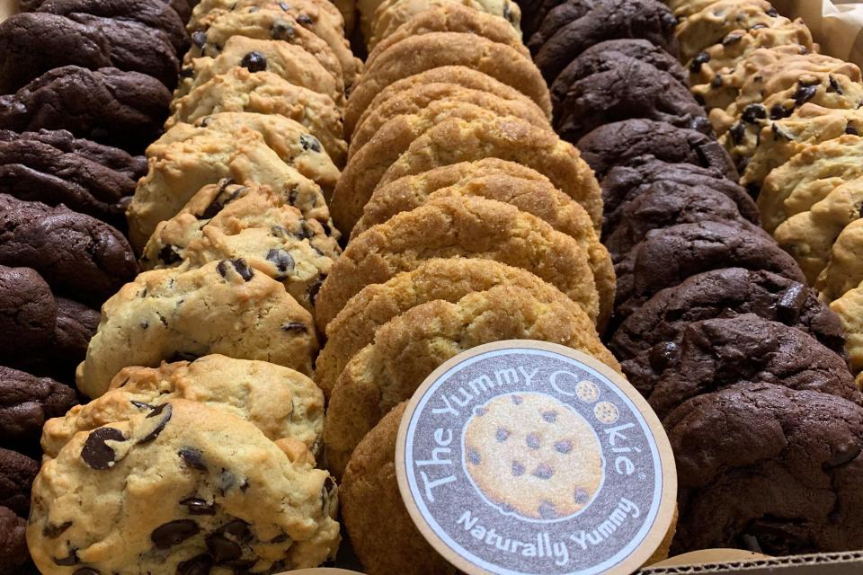 A variety of cookies available at The Yummy Cookie in Roseville. 