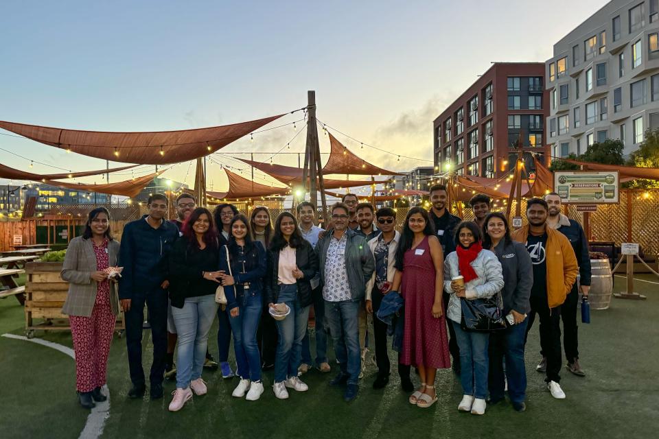 MSBA students at Orientation Fall 2024 - Spark Social in San Francisco