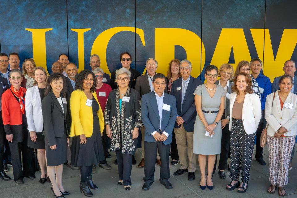 Deans of California Business Schools at UC Davis sign